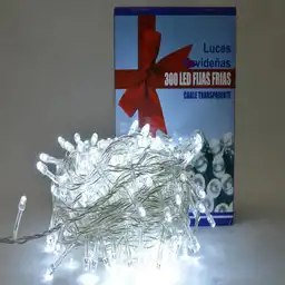 Luz X 100 Led Fijas C Trans End C Bco Bco C