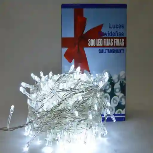 Luz X 100 Led Fijas C Trans End C Bco Bco C