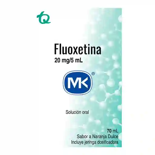 Fluoxetina Mk Solucion Oral 20mg / 5 Ml