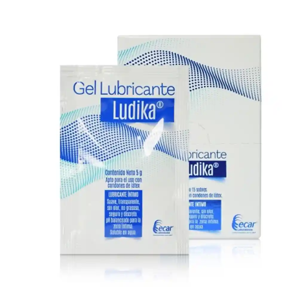 Lubricante Intimo Ludika X 15 Sobres C/u