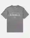 Camiseta Hombre Gris Talla Large American Eagle 3774006