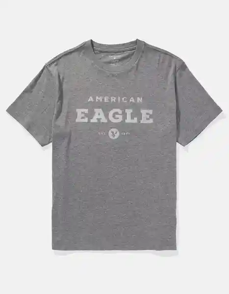 Camiseta Hombre Gris Talla Large American Eagle 3774006