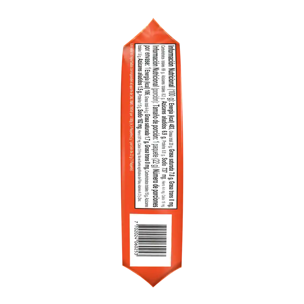 Galletas de sal SALTINAS TRIS tipo cracker x 22g