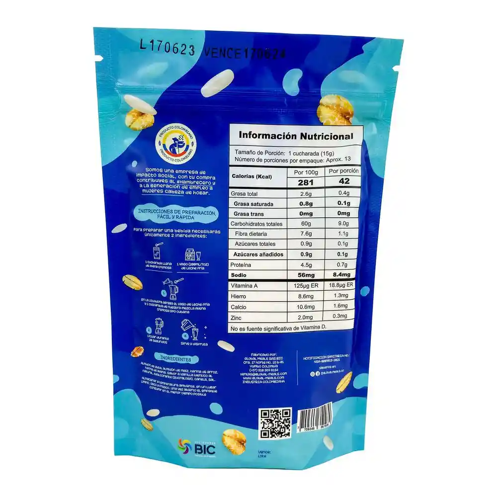 Avena Complemento Sfood