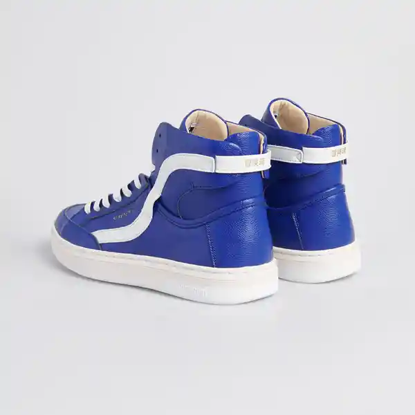 Superdry Tenis Basket Lux Trainer Azul Talla 9