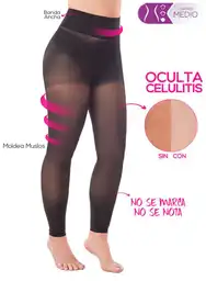 Pantalon Tobillero Moldeador Xl - Negro