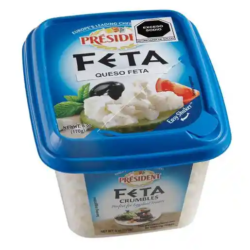 President Queso Tipo Feta Desmoronado
