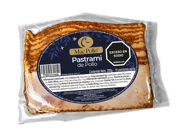 Mac Pollo Pastrami de Pollo