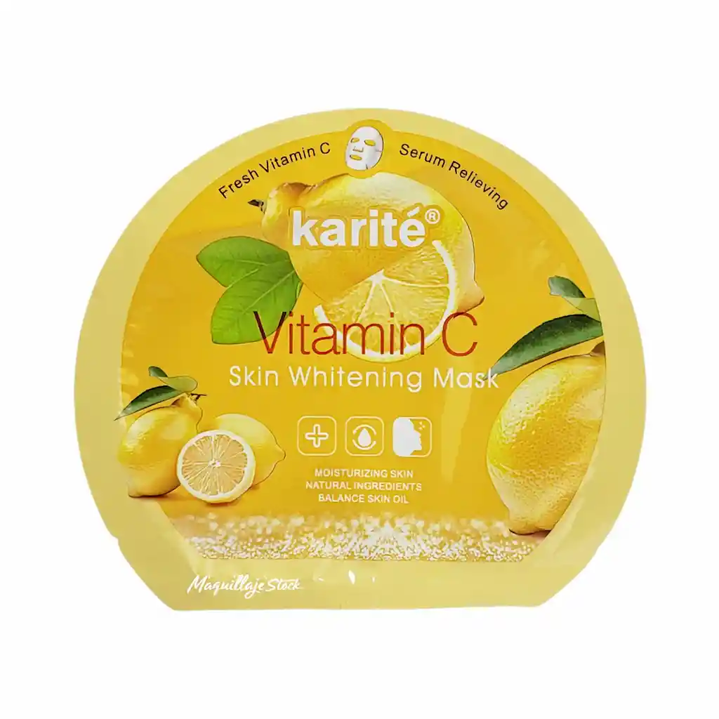 Karite Mascarilla Facial Velo Con Serum Vitamina C 108347H