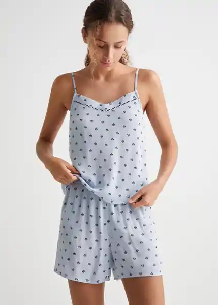 Pijama Luna Navy Talla 21 Niñas Mango