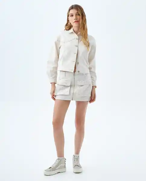 Buzo Mujer Crudo Talla L 629f003 Americanino