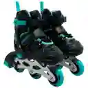 Zoom Sports Patines Ajustables. Aluminio Talla 31- 34 Negro. Sku 7707530150412