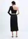 Falda Lynch Negro Talla L Mujer Mango