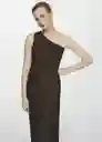 Vestido Almu Khaki Talla M Mujer Mango