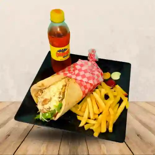 Combo shawarma mixto