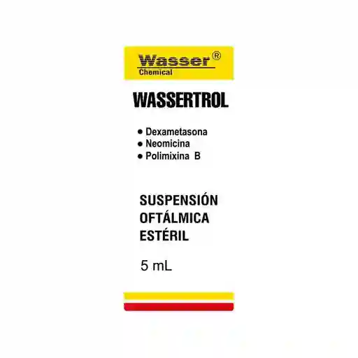 Wassertrol Suspensión Oftálmica (1 mg/3.5 mg/6000 UI)