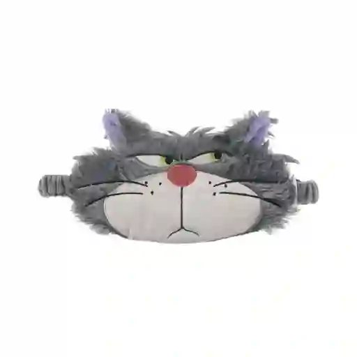 Antifaz Para Dormir Disney Cat Lucifer Peluche Gris Miniso