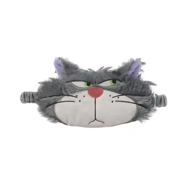 Antifaz Para Dormir Disney Cat Lucifer Peluche Gris Miniso