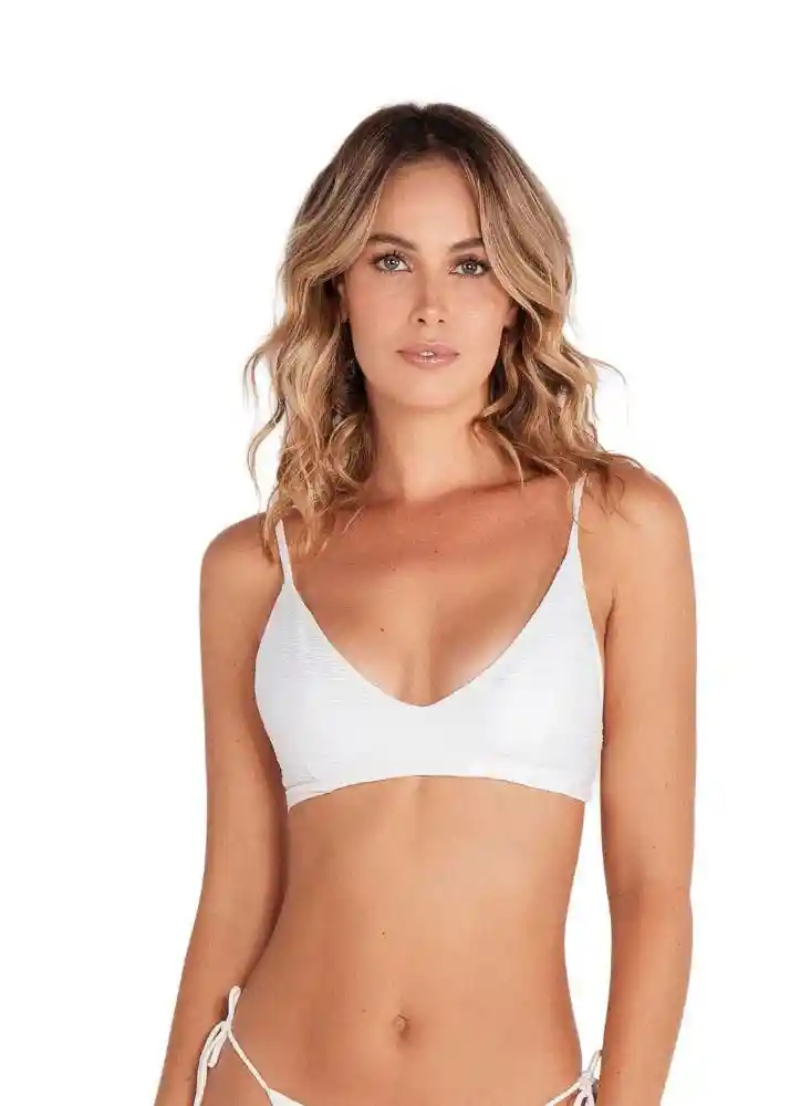 Top Baño Halter S-marfil