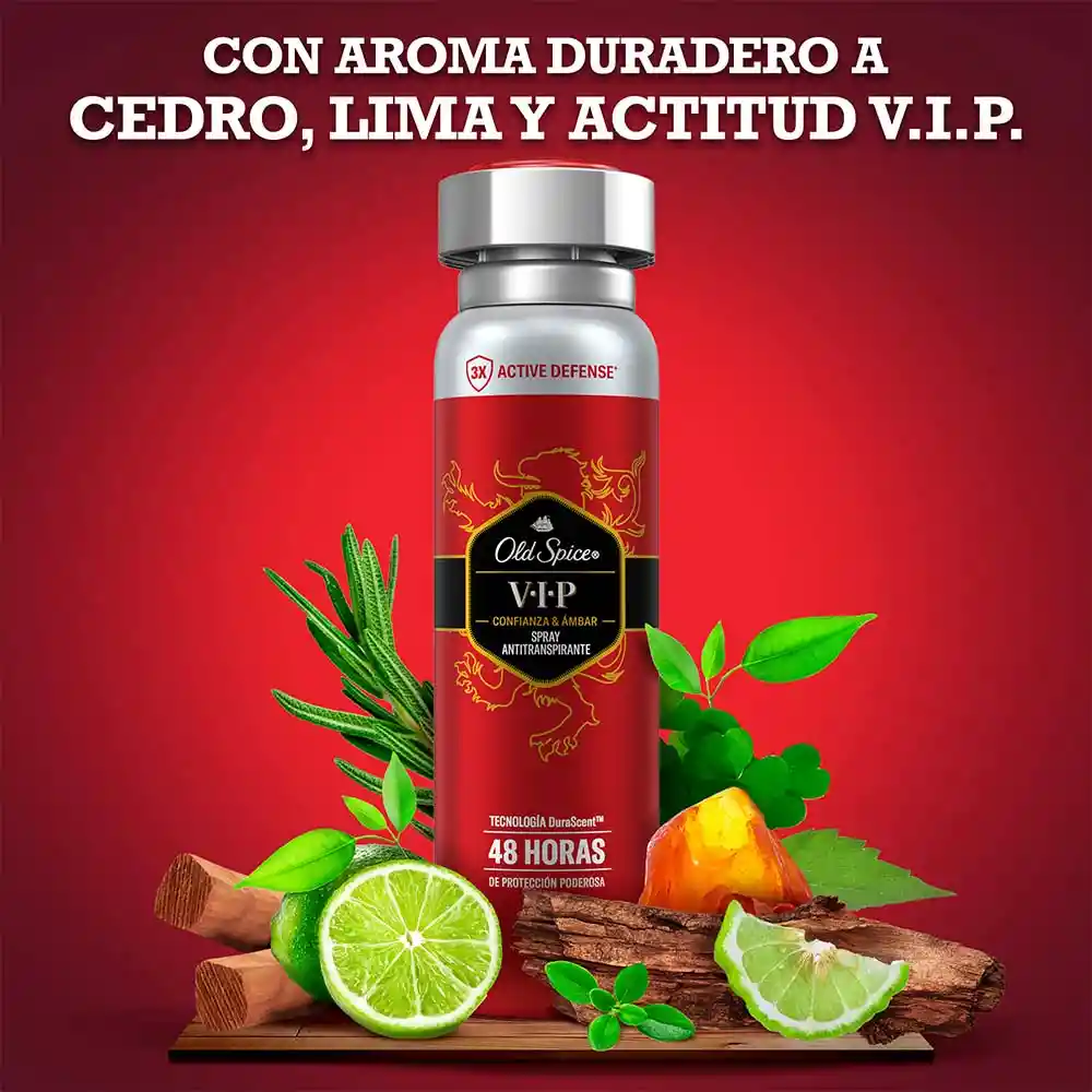 Desodorante Antitranspirante Hombre Old Spice Spray VIP 93 g