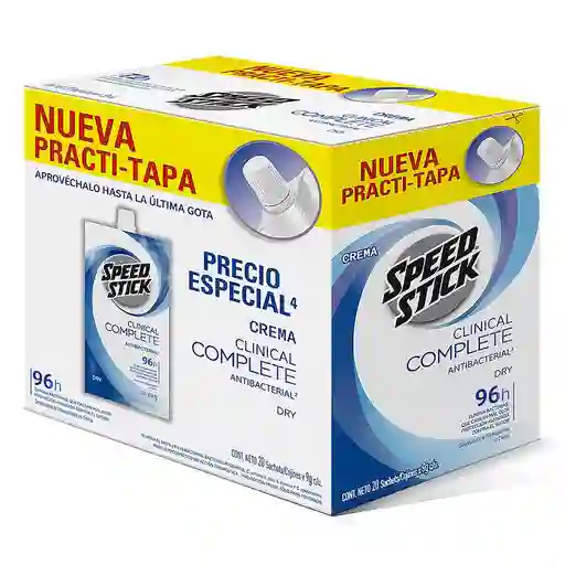 Speed Stick Desodorante en Crema Clinical Complete Dry
