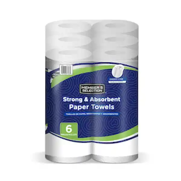 Members Selection Toallas de Papel Absorbentes Triple Hoja