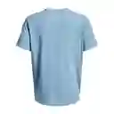 Under Armour Camiseta M Logo Emb Heavyweight Hombre Azul T-L