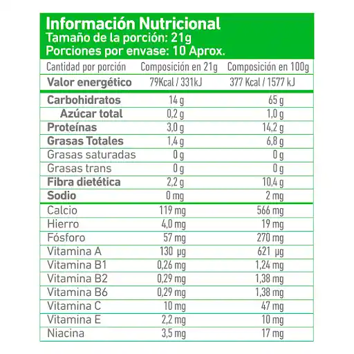 Cereal Infantil Máhavena