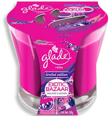 Glade Vela Aromática Exotic Bazzar