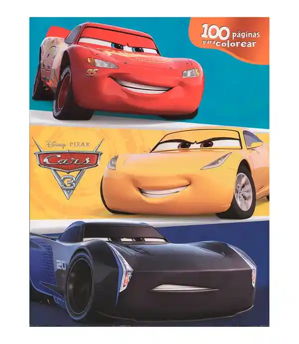 Disney Cars3 100 Paginas Para Colorea