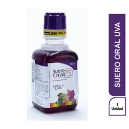 Suero Oral 75 Sales de Rehidratación Sabor Uva