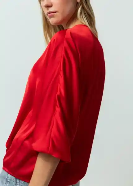 Camisa Mujer Rojo Gobelino Oscuro M 011G363 Naf Naf