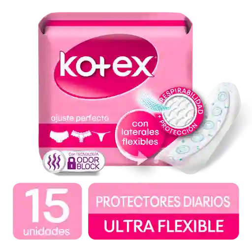 Kotex Protectores Ultraflexible Ajuste Perfecto