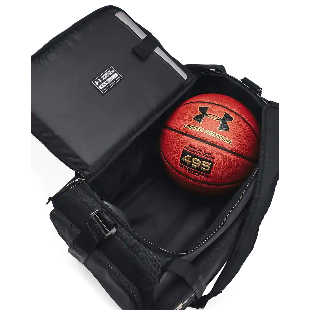 Under Armour Bolso Contain Duo SM Duffle Hombre Negro Osfm