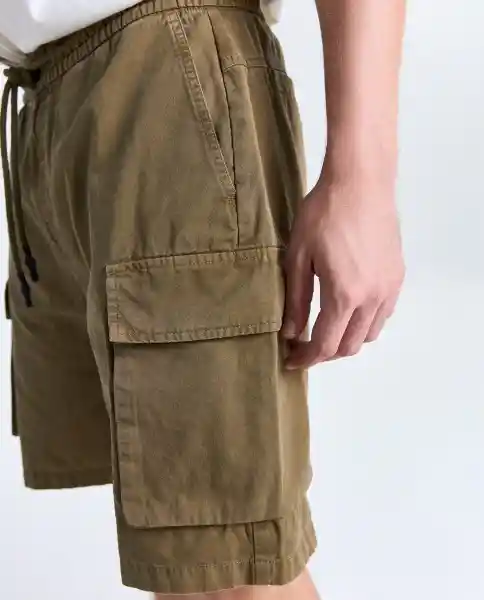 Bermuda Hombre Verde Talla 30 859G000_VER180627 Americanino