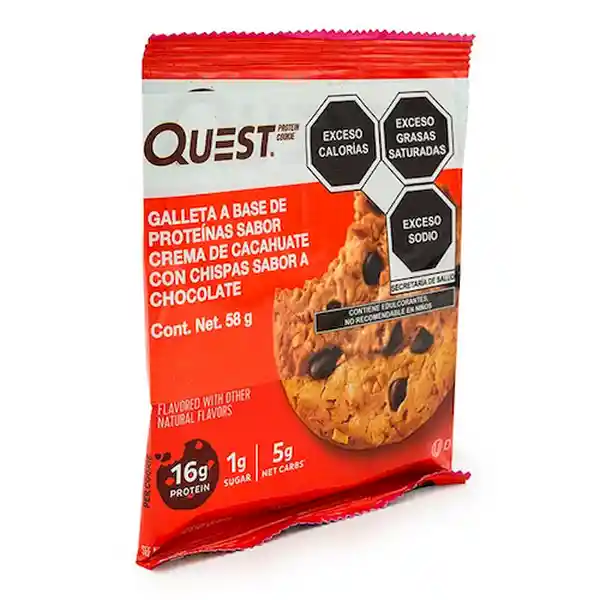 Quest Snack Galleta Peanut Butter Chocolate Chip