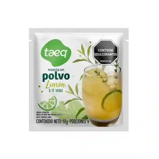 Mezcla en Polvo Taeq Limón y Té Verde (10 Gr)