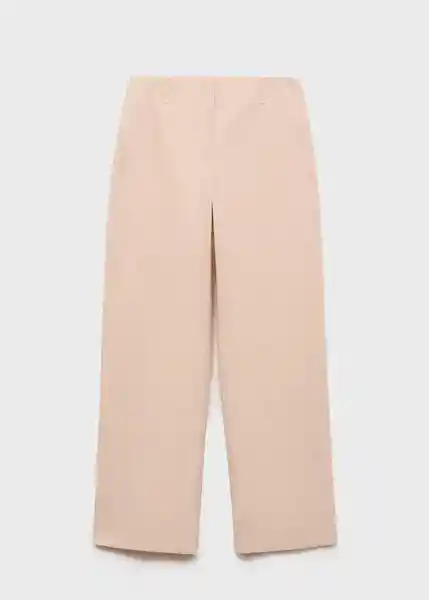 Pantalón Padua Crudo Talla 36 Mujer Mango