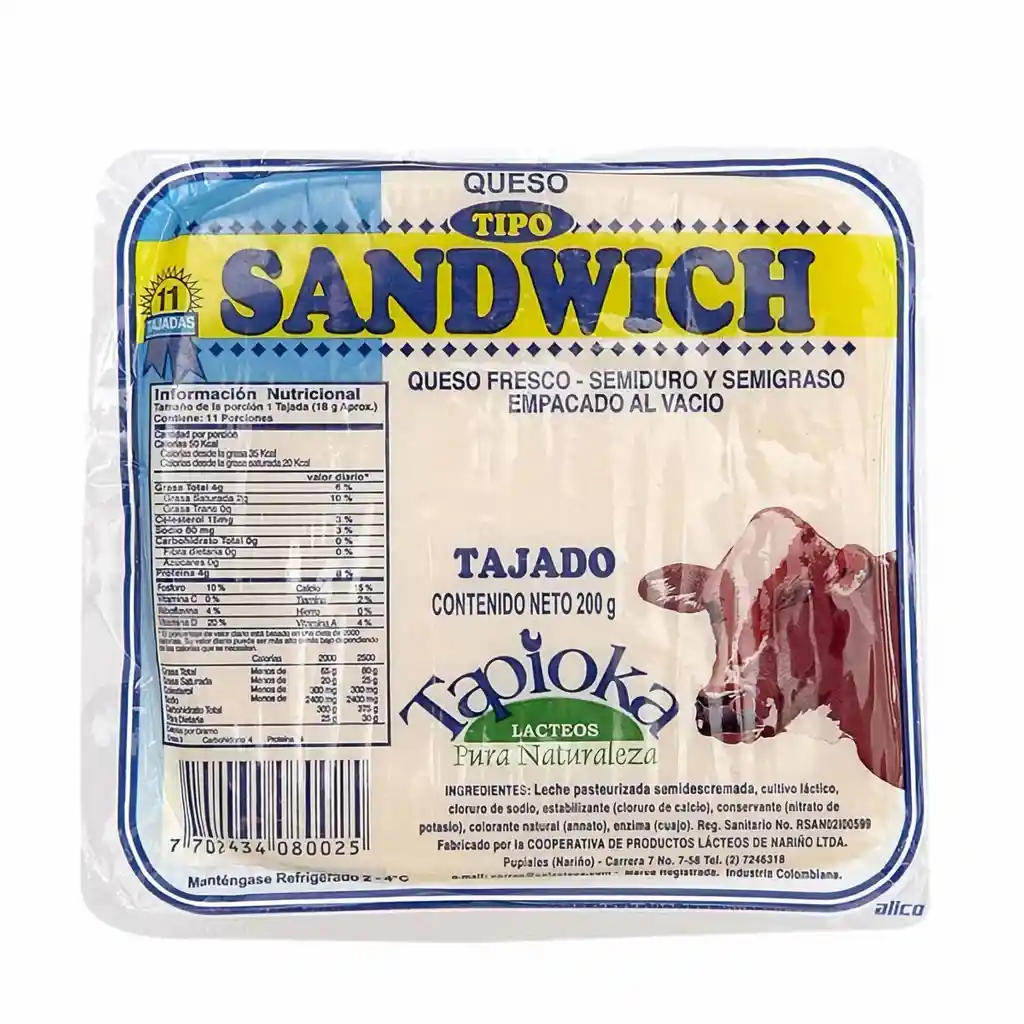 Tapioka Queso Sanduchero
