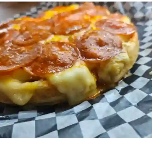 Waffle Tipo Pizza Peperoni