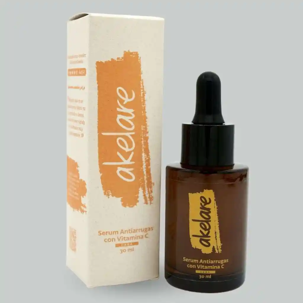 Serum Antiarrugas Con Vitamina C y Oliva + Akelare + T0002 + Antiedad
