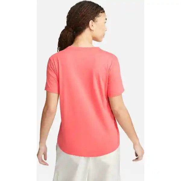 Nike Camiseta Tee Essntl Icn Ftra Para Mujer Naranja Talla L