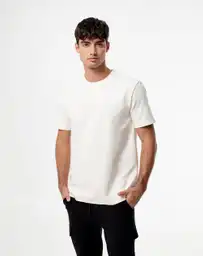 Camiseta Manga Corta en Jersey Algodón Masculino Aplo Gef Talla S
