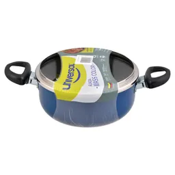 Olla Universal Tapa Vidrio Azul