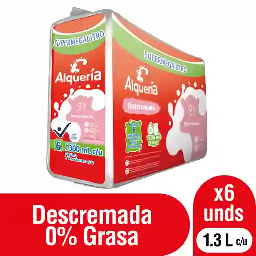 Alquería Leche Descremada Larga Vida Supermegalitro