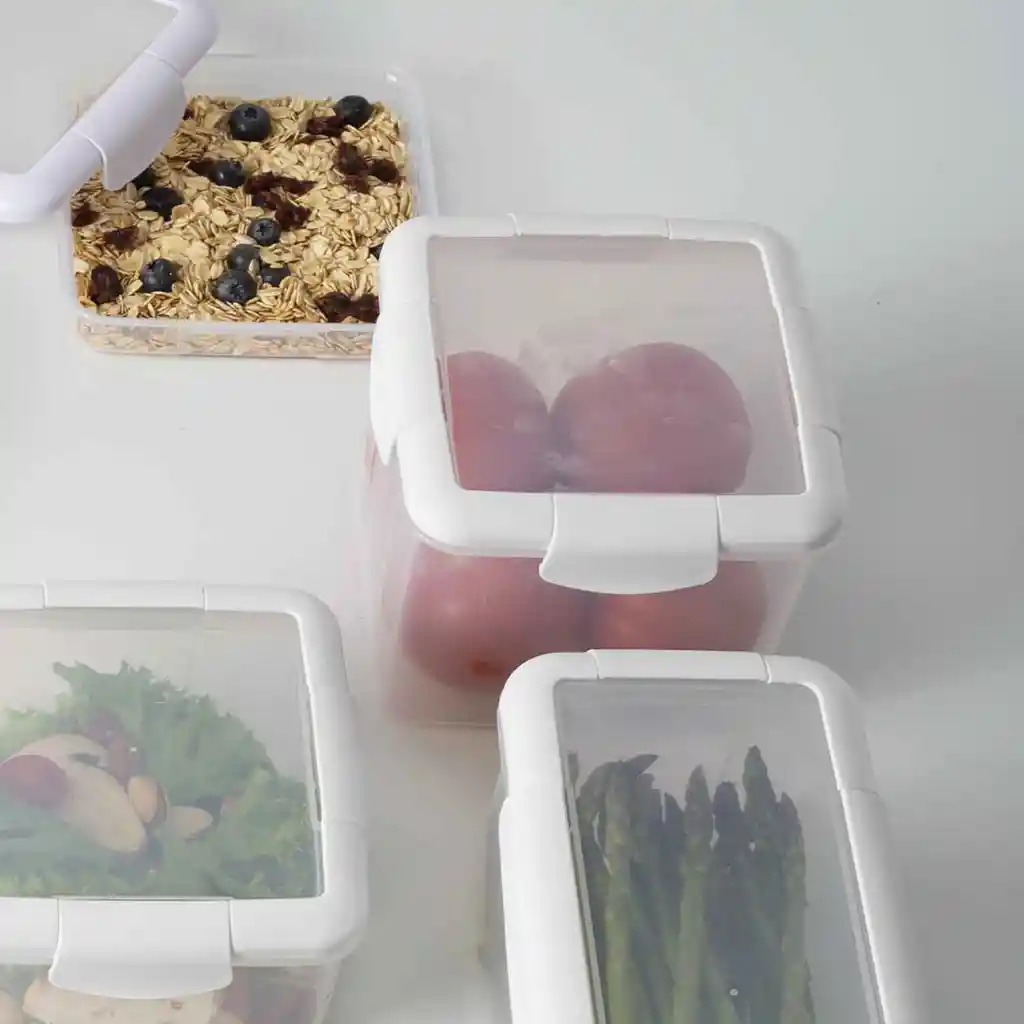 Recipiente Hermético Blanco Ambiente Gourmet