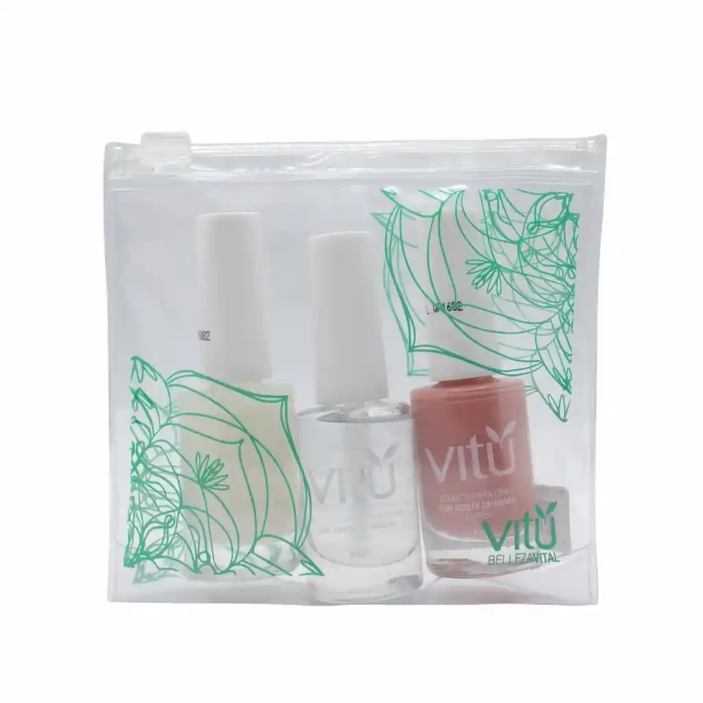 Vitu Kit Base + Endurecedor + Esmalte