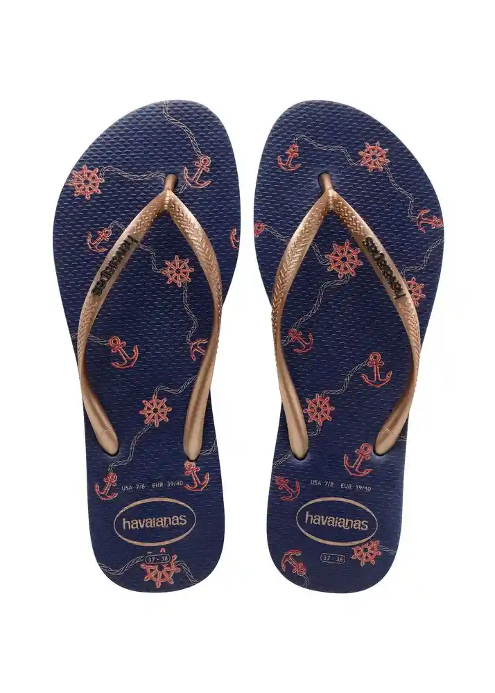 Sandalias Slim Nauti 35/36-marino