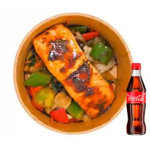 Salmón Ahumado en Té de Jazmín +Cocacola Org 300ML