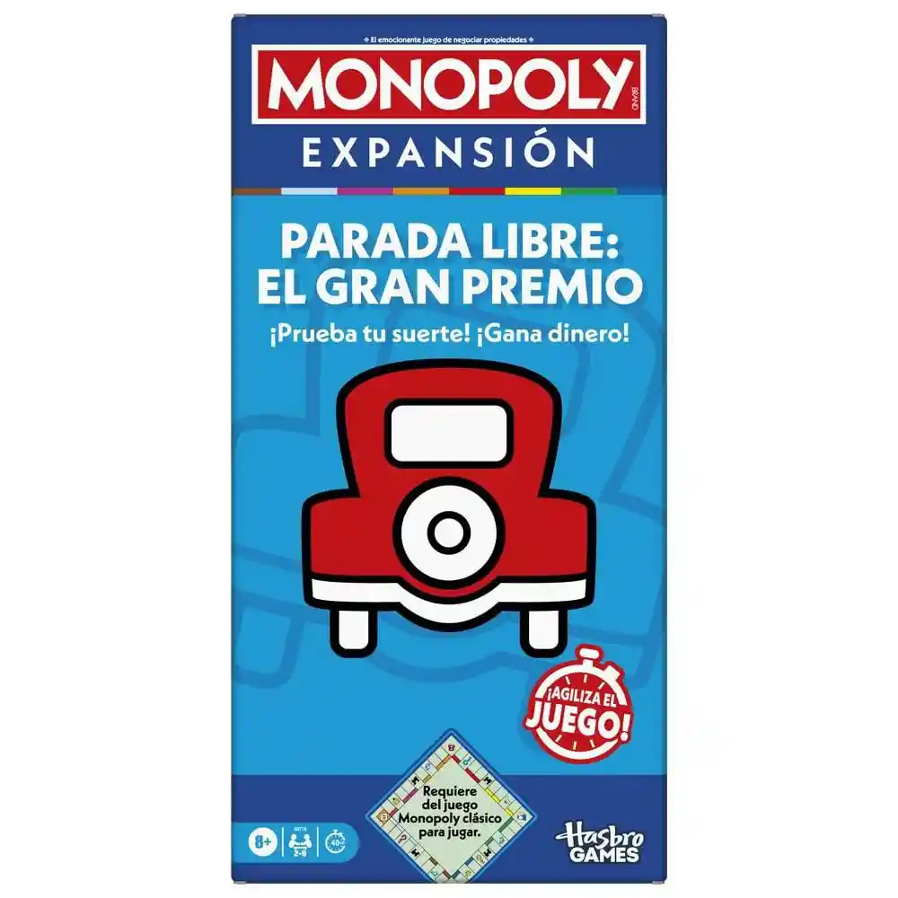 Juego de Mesa Monopoly Parada Libre Gran Premio Hasbro Gaming